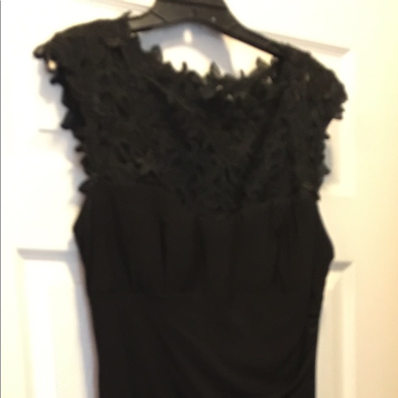 Long, lace & ruched formal - Picture 2 of 4